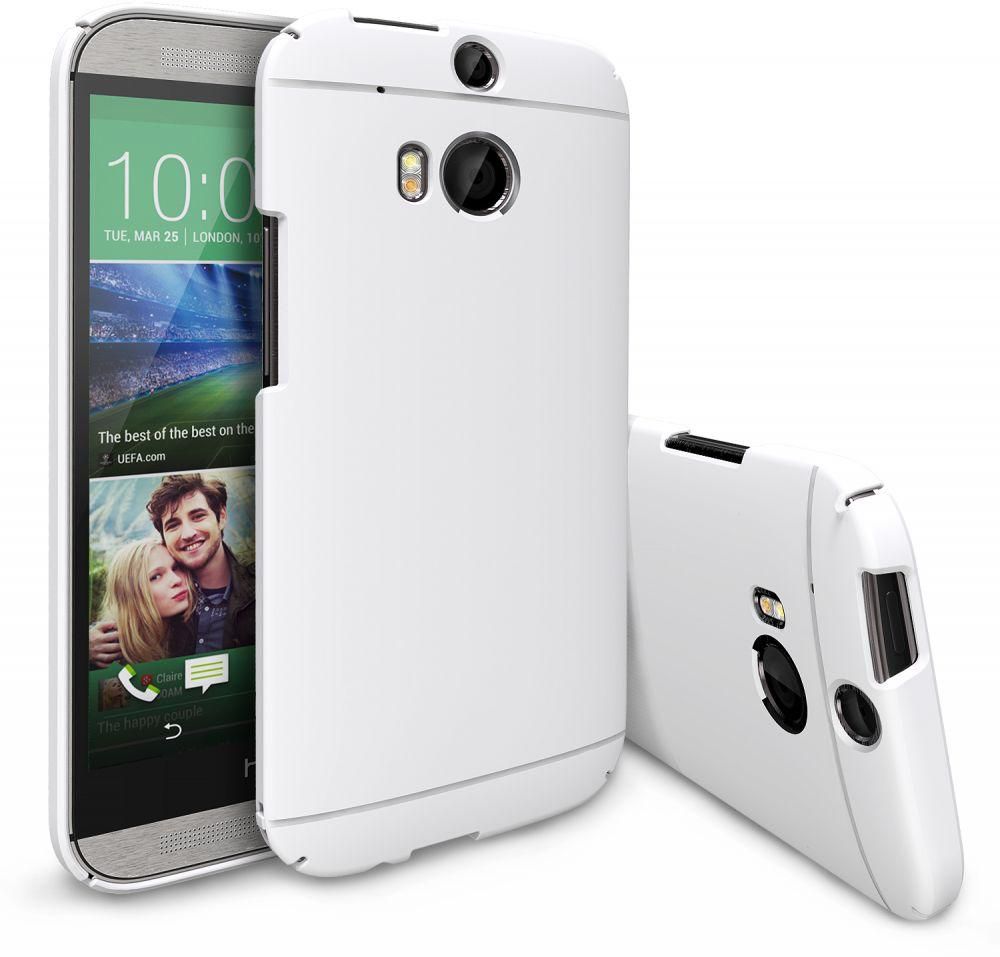 Rearth Ringke Slim Case for HTC One M8, White [RSHT002]