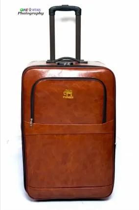 Pioneer PU Pioneer Leather Suitcase