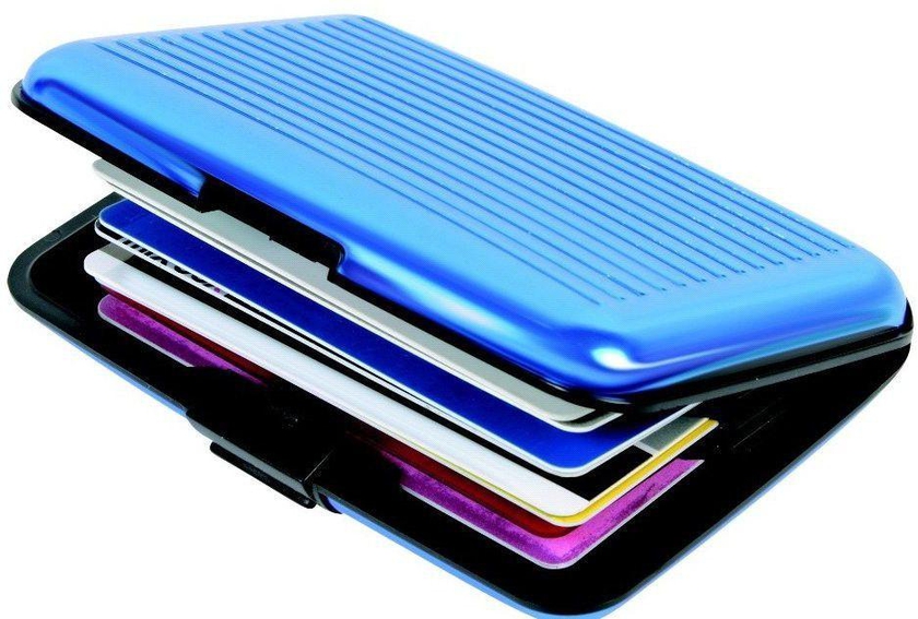 Aluma Credit Card Wallet Holders - Blue Color