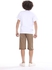 Ktk Casual White T-Shirt With Print For Boys