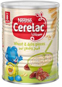 Nestle Cerelac Infant Cereals with Iron + Wheat & Date Pieces From 8 Months 400 g