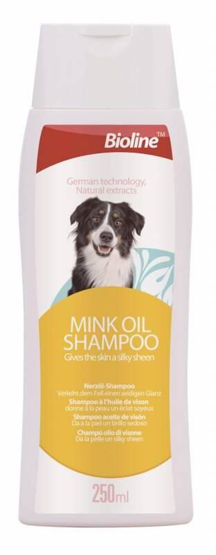 Bioline Mink Oil Dog Shampoo 250ml