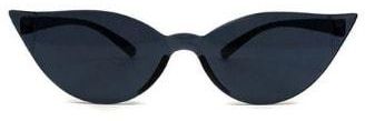 Ladies Cat Eye Sun Glasses- Black