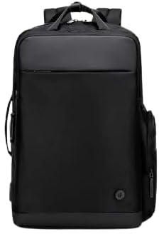 Arctic Hunter Golden Wolf GB00397 Waterproof 15.6" Laptop Backpack - Black