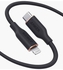 كابل باور لاين III فلو USB-C إلى لايتنينج (بطول 6 أقدام/ 1.8 متر) أسود