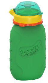 Squeasy Snacker 6oz Food Pouch Green