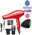 OFFER.Nunix 2200W Home And Salon Hair Blow Dryer.2 Air Speed Setting (Low/High) Press the cold air button and keep your favorite look all day.  Professional cord with Cable tie and