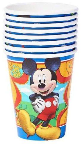 Disney Mickey Mouse Clubhouse 9 Oz. Paper Party Cups, 8 Count, Party Supplies