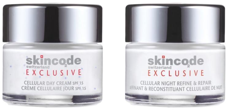 Skincode Cellular Day Cream spf 15 + Night Repair & Refine