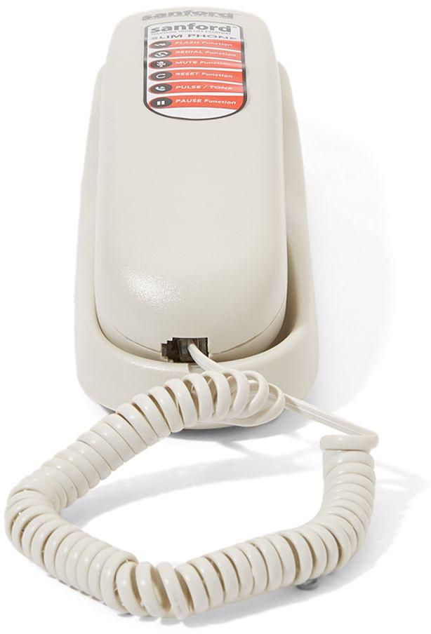 Coded Single Line Telephone White