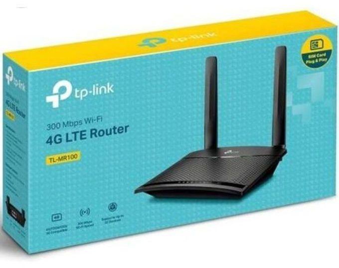 TP-Link MR100 4G LTE 300MBPS SIM ROUTER-BLACK