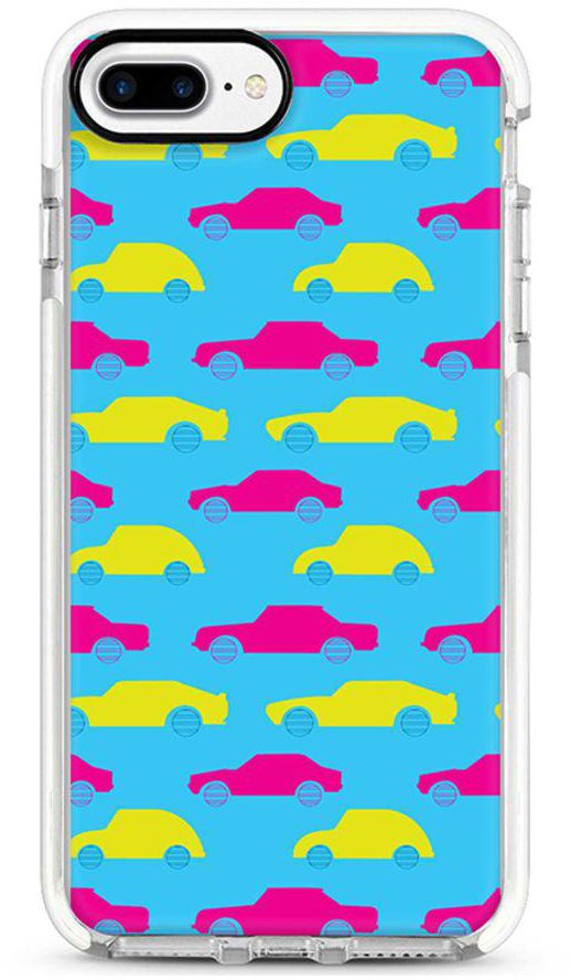 Protective Case Cover For Apple iPhone 7 Plus Moving Cars Full Print