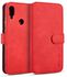 DG.MING Retro Oil Side Horizontal Flip Case For Xiaomi Redmi Note 7 / Note7 Pro, With Holder & Card Slots & Wallet(Red)