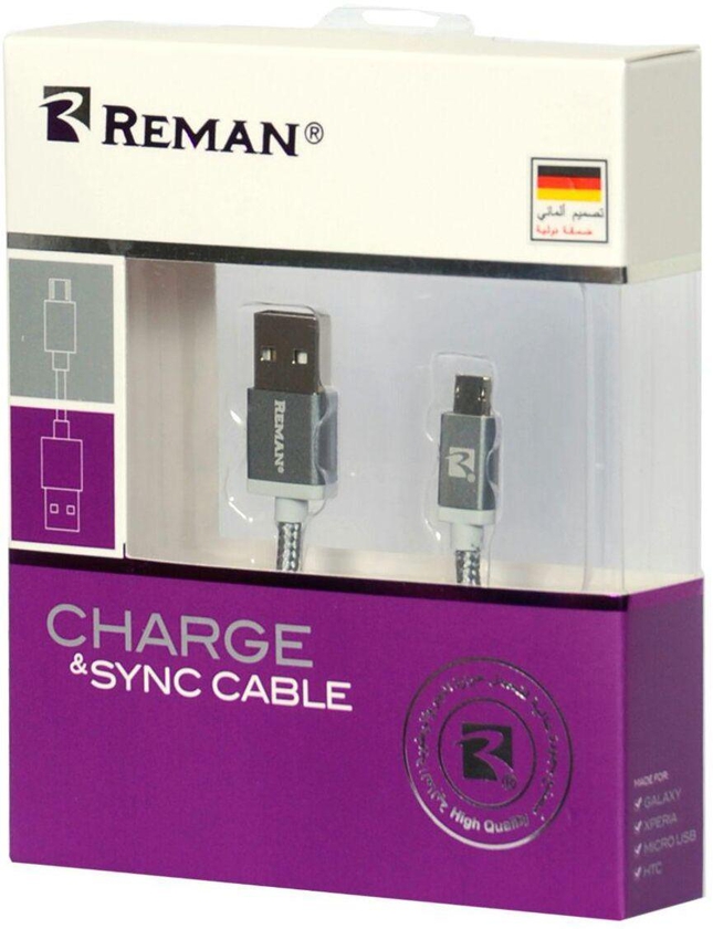 Reman cable 2 way for iPhone and samsung