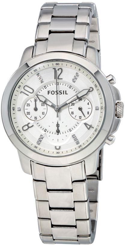 Fossil Gwynn Women's White Dial Stainless Steel Band Watch - ES4036