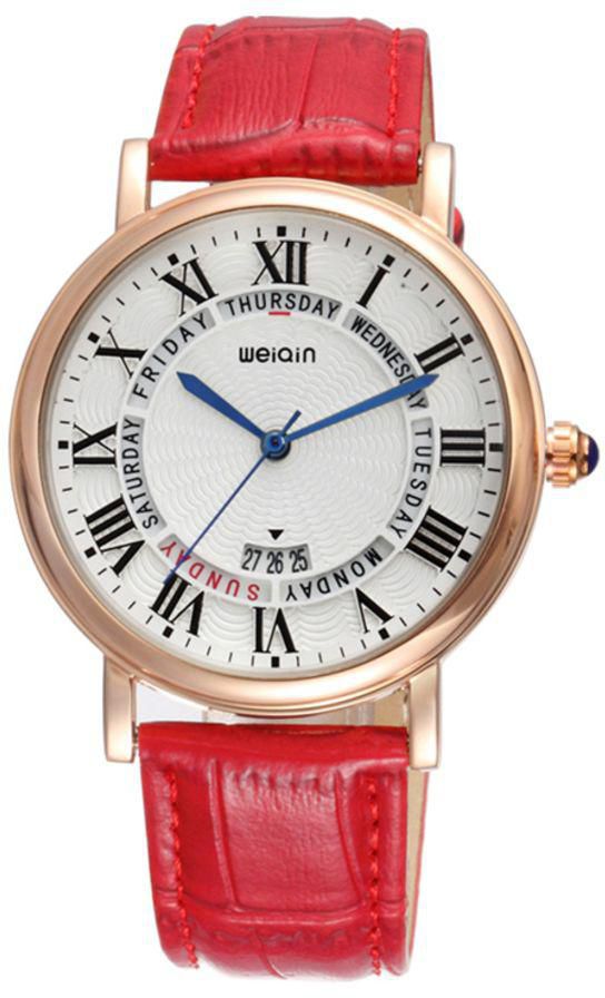 Women's Water Resistant PU Leather Analog Watch 3823
