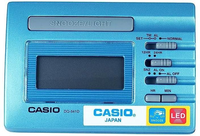 Casio Digital Alarm Clock Blue DQ-541D-2RDF