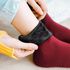 Generic Women/Men Winter Warm Thicken Thermal Socks Wool Cashmere Snow Black Skin Seamless Sock Velvet Soft Boots Floor Sleeping Socks