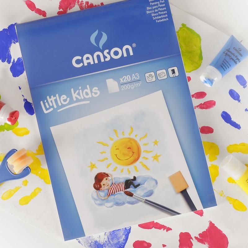 Canson Painting Paper Pads, A3, 200 Gsm, 20 Sheets / Pack