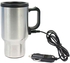 Generic Stainless Steel Car Electric Warmer Coffee Mug - Silver