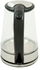 Mienta EK201320A Electric Glass Kettle, 1.7 Liters - Silver/Black
