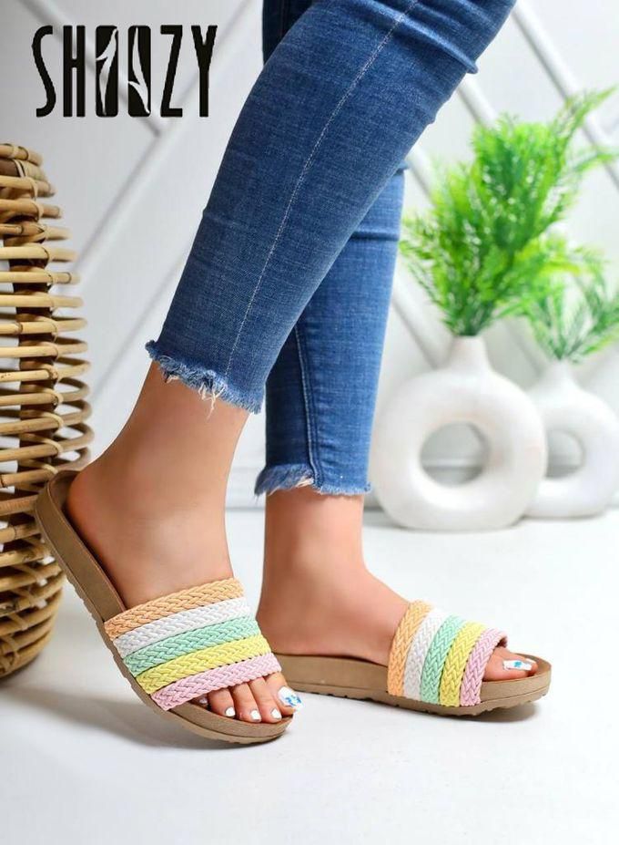 Shoozy Fashionable Women Slippers - Multicolor