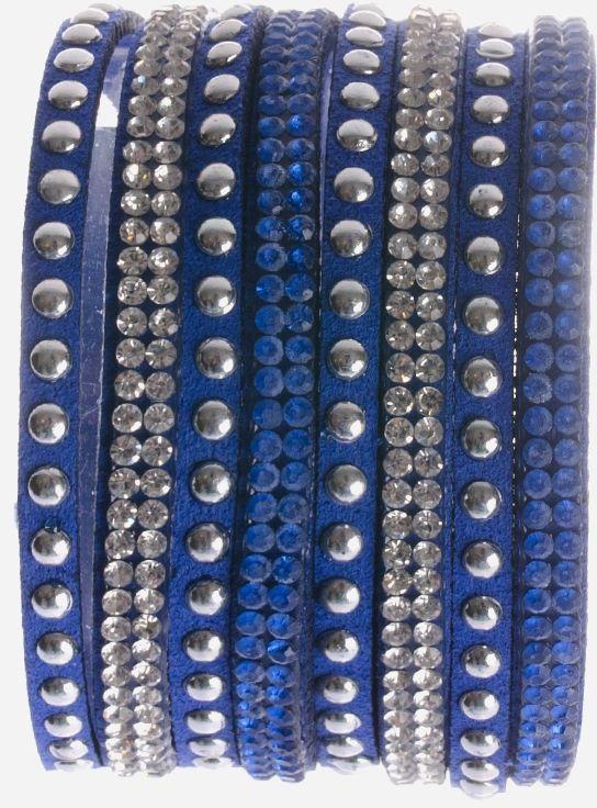 Variety Double Wrap Bracelet - Navy Blue