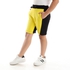 Kady Boys Bi-Tone Slip On Pique Shorts - Yellow & Black