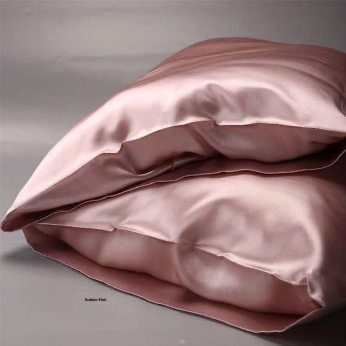 Curly Hair Single Satin Pillow Case/cover - 50*70 Cm -pink Cashmere