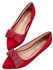 Fashion Ladies Flat Shoes- Red