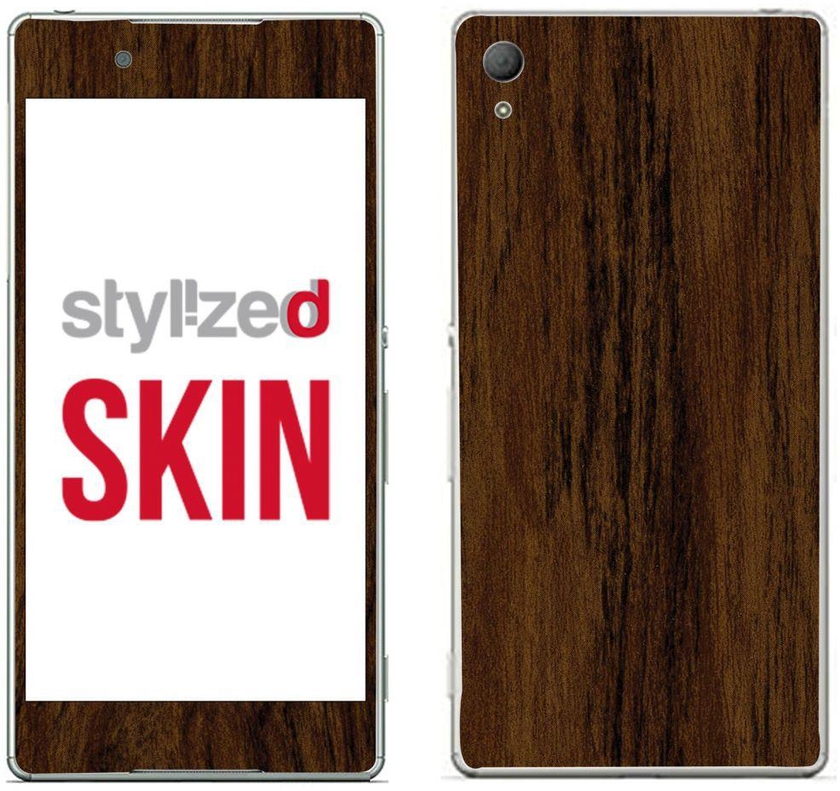 Stylizedd Vinyl Skin Decal Body Wrap For Sony Z3 Plus  - Wood Marine Teak