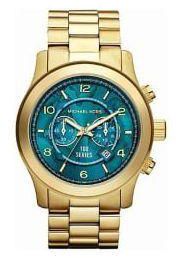 Michael Kors Limited Edition 100 Series Gold & Turquoise Bracelet Watch