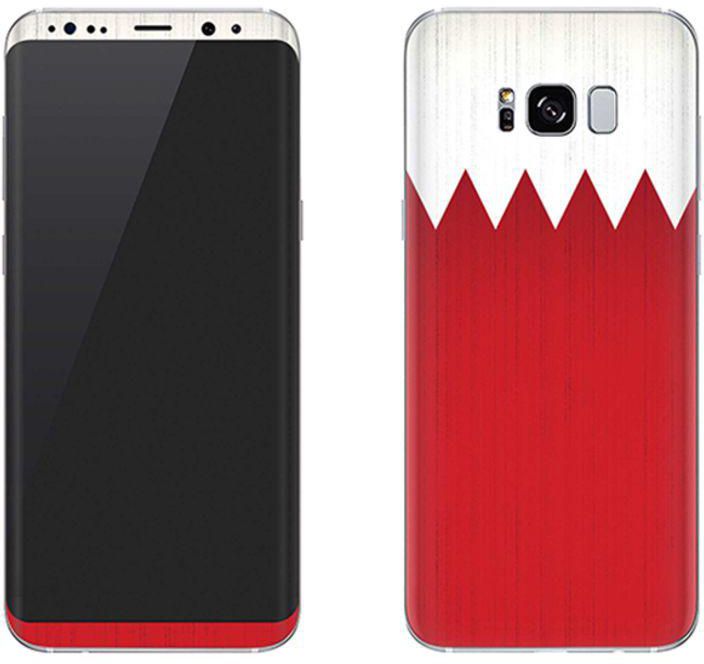 Vinyl Skin Decal For Samsung Galaxy S8 Flag Of Bahrain