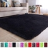 Generic SOFT FLUFFY Carpets And Matching Door MART- BLACK