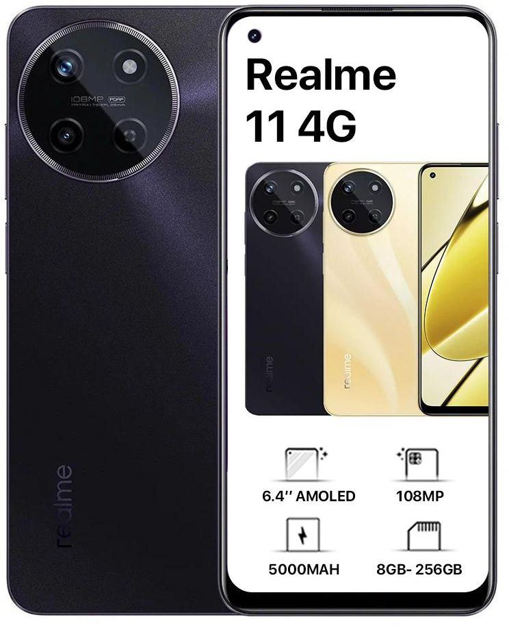 Realme 11 Dual Sim – (256GB), 8GB RAM,4G - Dubai Phone