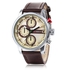 Duoya Luxury Curren Military Sport Watches Leather Strap Quartz Wrist Watch Brown