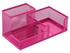 3 Tier Multi-Functional Desk Book File Organizer Rack Pink