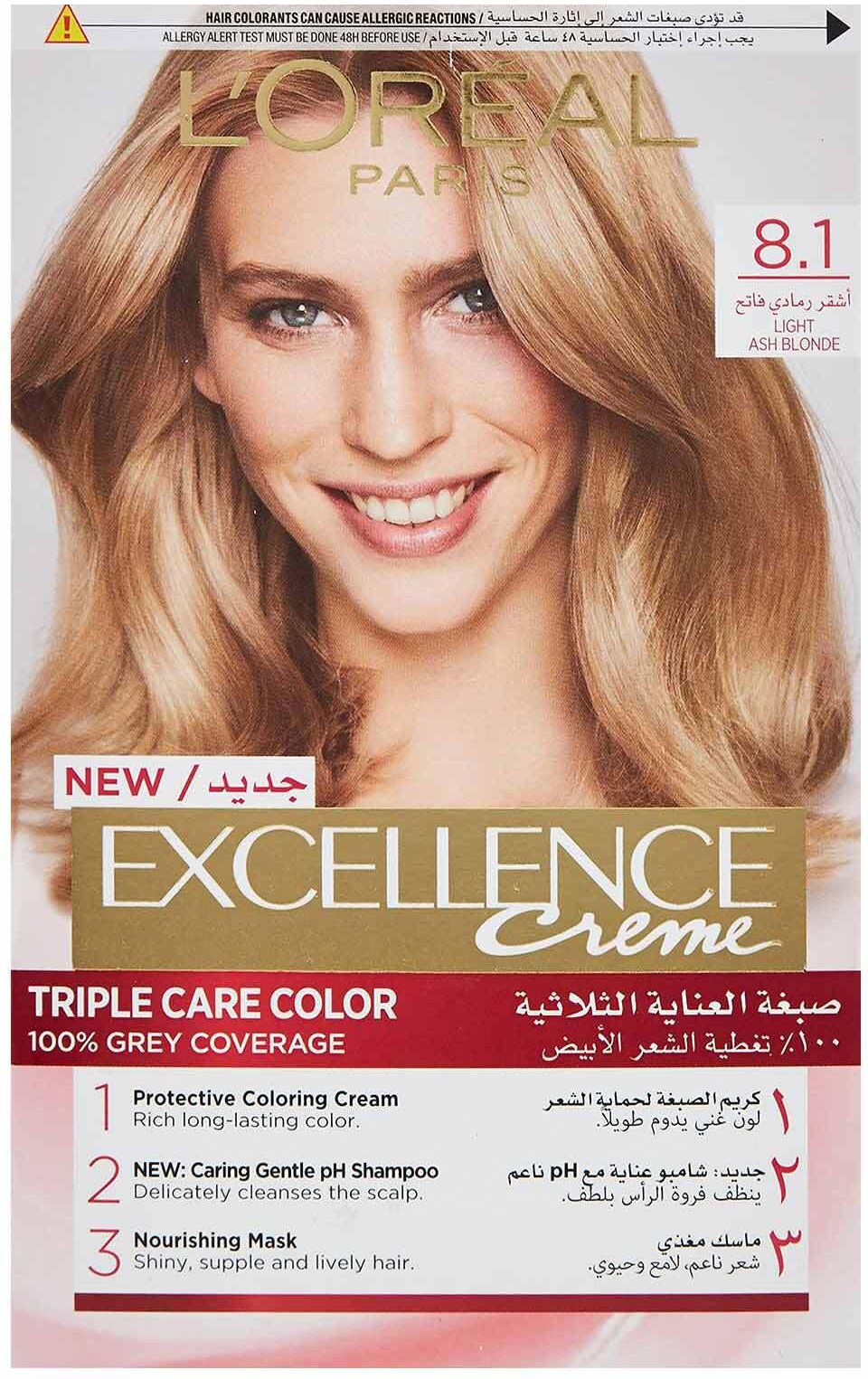 L&#39;Oreal Paris Excellence Creme Hair Color - 8.1 Golden Brown