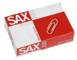 SAX 230 Paper Clips, 26mm, 100/Box
