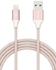 MFI Lightning Braided Cable For Apple iPhone/iPad Rose Gold