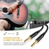Jack To Jack Balanced Piano Guitar Stereo Mic Cable - 5 Meters