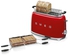 محمصة خبز 4 شرائح سميج تصميم ريترو (1500 واط، أحمر)