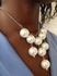 Fashion Glamour Necklace - White