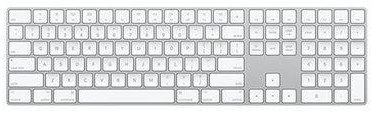لوحة مفاتيح لاسلكية ماجيك مزوّدة بلوحة مفاتيح رقمية - باللغة الإنجليزية الأمريكية أبيض