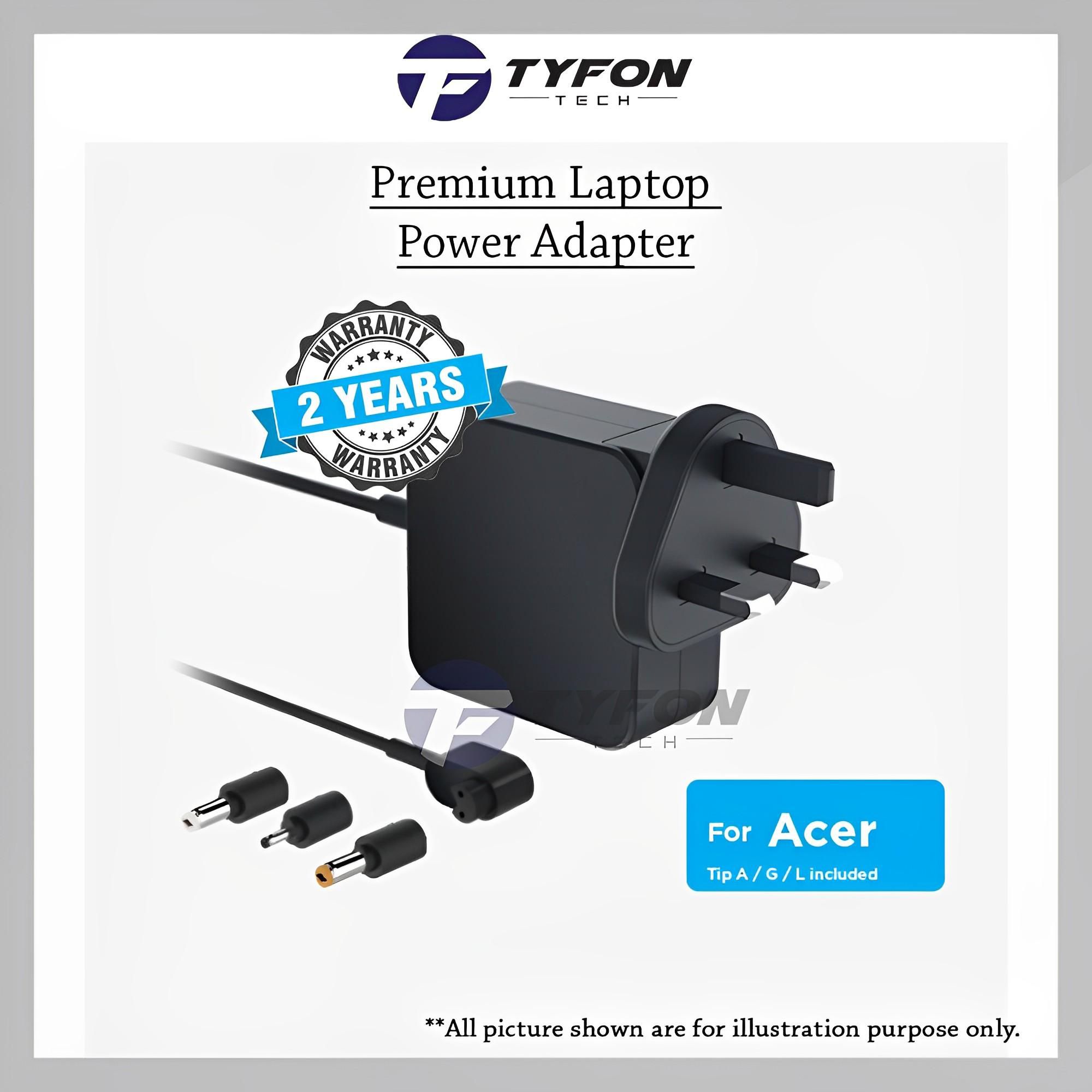 Tyfontech 65W Laptop Power Adapter for Acer
