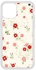 Protective Case Cover For Apple iPhone 11 Pro Flowers (White Bumper)