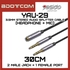 Yesido YAU-29 3.5mm 2 Male to 1 Female Headphone + Mic Audio Adaptor Cable