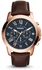 Fossil Grant Men Leather Analog Casual Watch FS5068 (Brown)