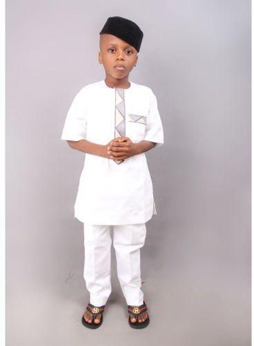 Baby Boy Traditional Outfit/white Lace For Boys/nigerian, 43% OFF