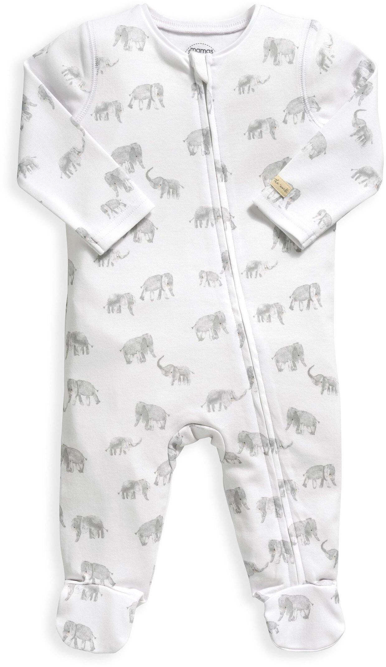 Elephant Print All In One With Zip
